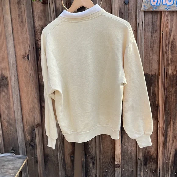 Lovely Yellow Collared Vintage Top - Picture 5 of 7